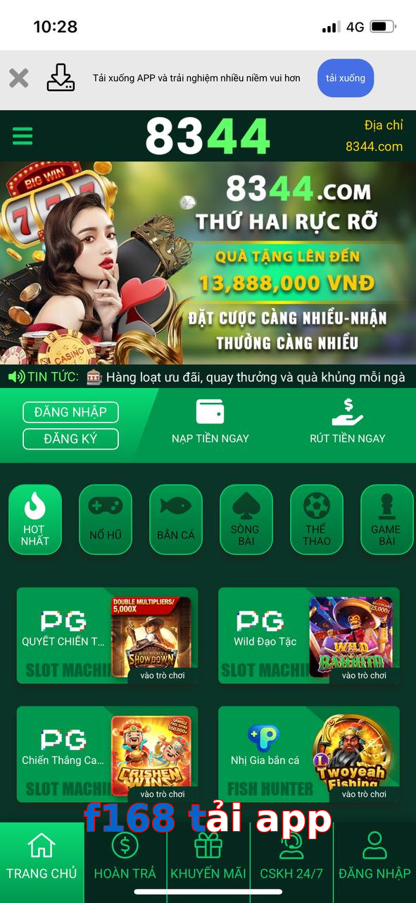 f168 tải app